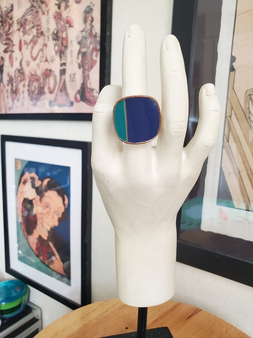 Trina Turk Colorblock Statement Ring